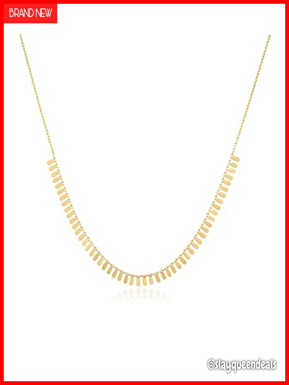 14K Gold Filled Cleopatra Necklace Half Collar Chain Adjustable Women